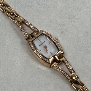 Armitron Watch Women's 18mm Rose Gold Tone Crystal Accent New Battery